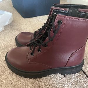 Children’s Boots Faux Doc Marten’s